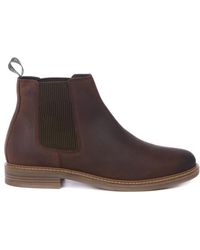 Barbour Farsley Chelsea Boot Choco Leather - Marrón