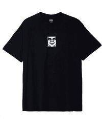 Obey - Icône t-shirt poids lourd - Lyst
