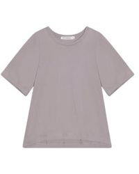 Cashmere Fashion - Lareida Cotton Shirt Mac Circular Neckline - Lyst