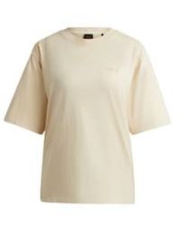 BOSS - C Enis Loose Fit T-shirt Size: Xxl, Col: Light Beige Xxl - Lyst