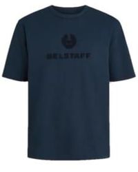 Belstaff - T-shirt Varsity Dark Ink - Lyst