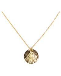 sept cinq - Long Gold Necklace Abalone - Lyst