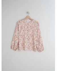 indi & cold - Indi And Cold Mc187P Floral Organic Cotton Blouse In Peach - Lyst
