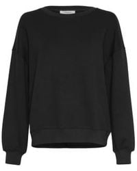Moss Copenhagen - Sweat-shirt noir ima q - Lyst