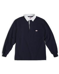 Battenwear - Navy Pocket Rugby Shirt 6 Oz Jersey S - Lyst