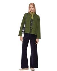 Nice Things - Elastic Corduroy Pants With Zipper Maxi In From - Lyst
