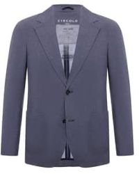Circolo 1901 - Circolo Stretch Cotton Blend Jersey Blazer In Cn4311 - Lyst