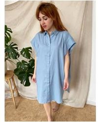 See U Soon - Long Shirt In 100% Linen Size 1 Small - Lyst