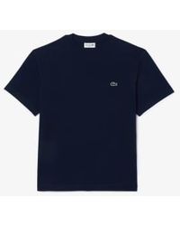 Lacoste - Cotton jersey classic fit t -shirt - Lyst
