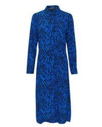 Soaked In Luxury - Animal Print Ina Shirt Dress S - Lyst