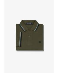 Fred Perry - Twin Tipped Polo Shirt Medium - Lyst