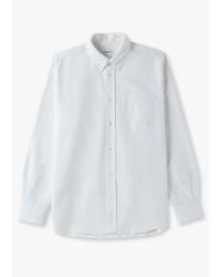 Norse Projects - S Algot Relaxed Organic Oxford Monogram Shirt - Lyst