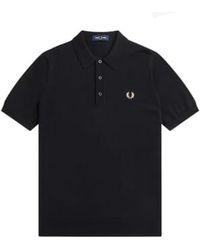 Fred Perry - Classic Knitted Short-sleeved Shirt - Lyst