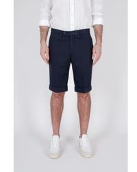 Briglia 1949 - Pantalones cortos chino algodón azul marino - Lyst