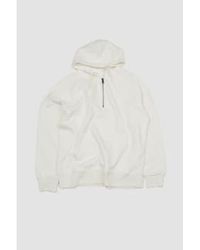 Margaret Howell - Hoodie Dry Loopback Jersey Off L - Lyst