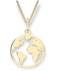 Posh Totty Designs - Globe Pendant Necklace 9ct - Lyst