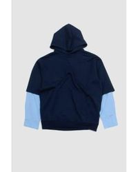 Marni - Organic Cotton Hooded Sweatshirt Kyanite 48 - Lyst