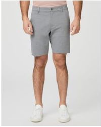 PAIGE - Shorts pantalon rickson à heather steel gray m822374-6989 - Lyst