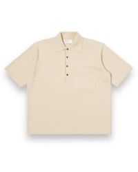 Universal Works - Pullover Knit Shirt Eco Cotton 30453 Ecru Melange - Lyst