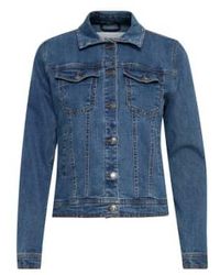 B.Young - Mid Denim Bypully Jacket Uk 10 - Lyst