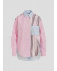 Essentiel Antwerp - Famille Patchwork Stripe Shirt Multicolour S - Lyst
