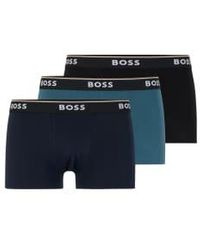 BOSS - Pack Of 3 Open Miscellaneous Boxer Trunks - Lyst