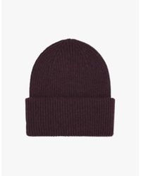 COLORFUL STANDARD - Merino Hat Oxblood Red 1 - Lyst
