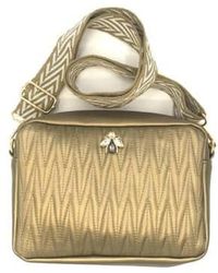 SIXTON LONDON - Small Rivington Shoulder Bag With Luna Bee One Size / Metallics - Lyst