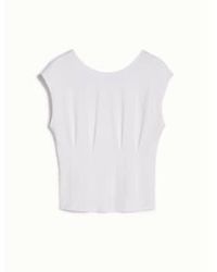 Pennyblack - Stagno Dart Detail T Shirt White Xs - Lyst