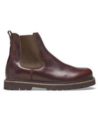 Birkenstock - Highwood Slip On Boot Chocolate Leather - Lyst