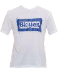 Blauer - T-shirt 24sbluh02147 004547 100 M - Lyst