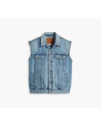 Levi's - Relaxed Trucker Vest L - Lyst