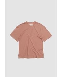 Margaret Howell - T-shirt Organic Cotton Linen Jersey Pale Xs - Lyst