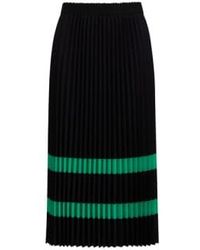 COSTER COPENHAGEN - With Green Stripe Pleated Skirt 34 - Lyst