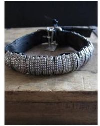 Goti - 925 bracelet en argent et en cuir br 124 - Lyst