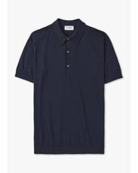 John Smedley - S Adrian Knitted Polo Shirt - Lyst