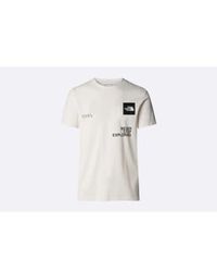 The North Face - Foundation coordonnées t-shirt graphique blanc - Lyst