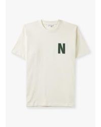 Norse Projects - Mens Simon Large N T Shirt In Ecru - Lyst