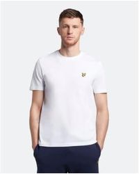 Lyle & Scott - Einfaches t-shirt weiß - Lyst