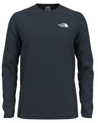 The North Face - T-shirt Noir Ches Longues Xl - Lyst