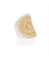 Anna Beck - Beaded Saddle Ring Plated / 7.5 - Lyst