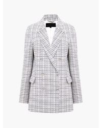 French Connection - Effie Boucle Blazer 12 - Lyst