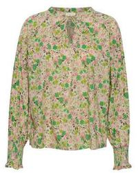 Part Two - Green Flower Printed Namis Blouse 1 - Lyst
