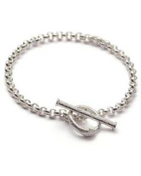 Rachel Entwistle - Ouroboros Chain Bracelet Silver Small - Lyst