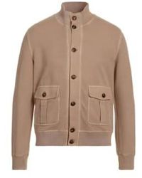Circolo 1901 - Valstar Button Up Cardigan Jacket In Caramel Colour Cn4019 - Lyst