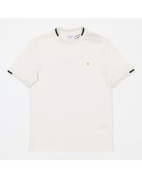 Farah - Camiseta vintage bedingfield tipping en crema - Lyst