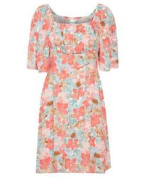 Ichi - Sanora Short Dress-Multi Flower-2012263 - Lyst