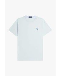 Fred Perry - Ringer T-Shirt-Eis - Lyst