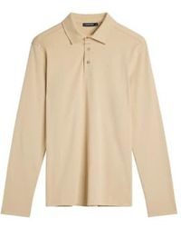 J.Lindeberg - Asher Long Sleeve Polo Shirt M - Lyst