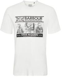 Barbour - International charge t-shirt whisper - Lyst